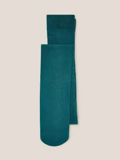 White Stuff Green Patty Plain Tights^Women Socks & Tights