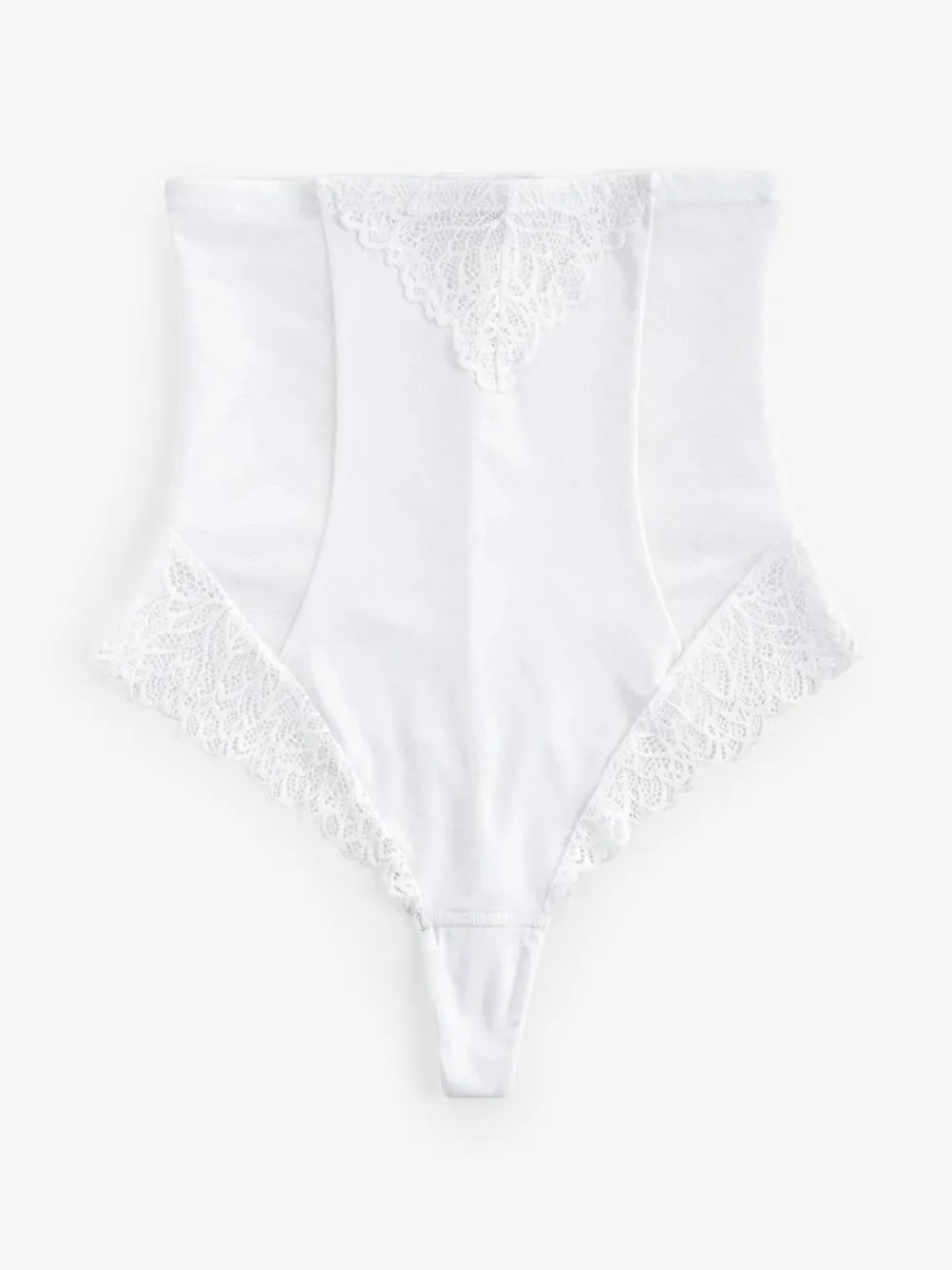 Online Next Super High Waist Thong Firm Tummy Control Shaping Briefs White