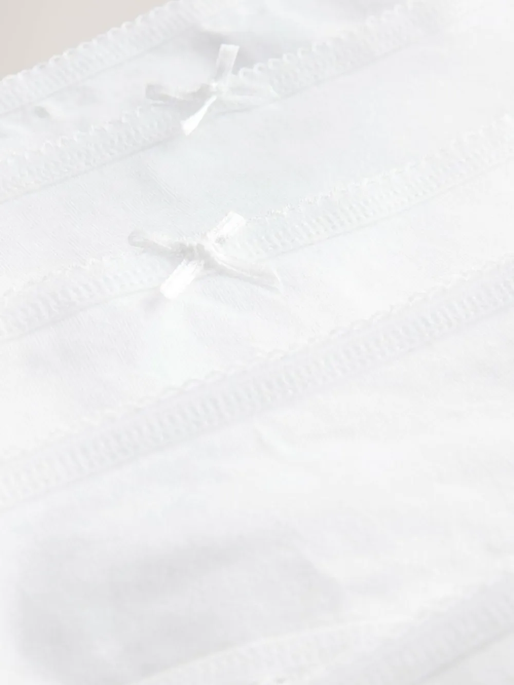 Next White Thong Cotton Rich Knickers 5 Pack