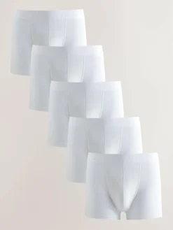 Next White Trunks Boxers 5 Pack^ Underwear|Underwear