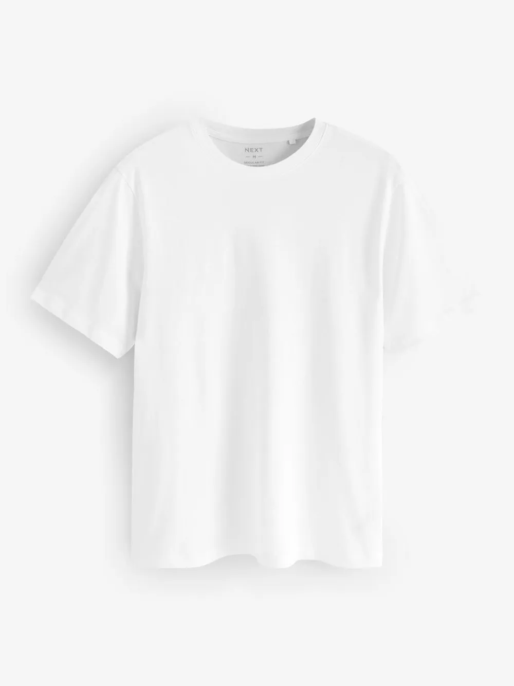 Next White/Black/Navy Regular Fit Essential Cotton T-Shirts 6 Pack^ Nightwear|Loungewear