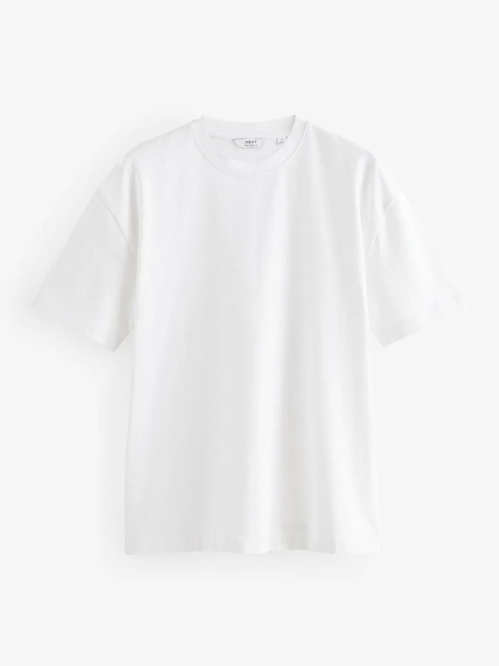 Next White/Black/Navy Relaxed Fit Heavyweight T-Shirts 3 Pack^ Tops & T-Shirts