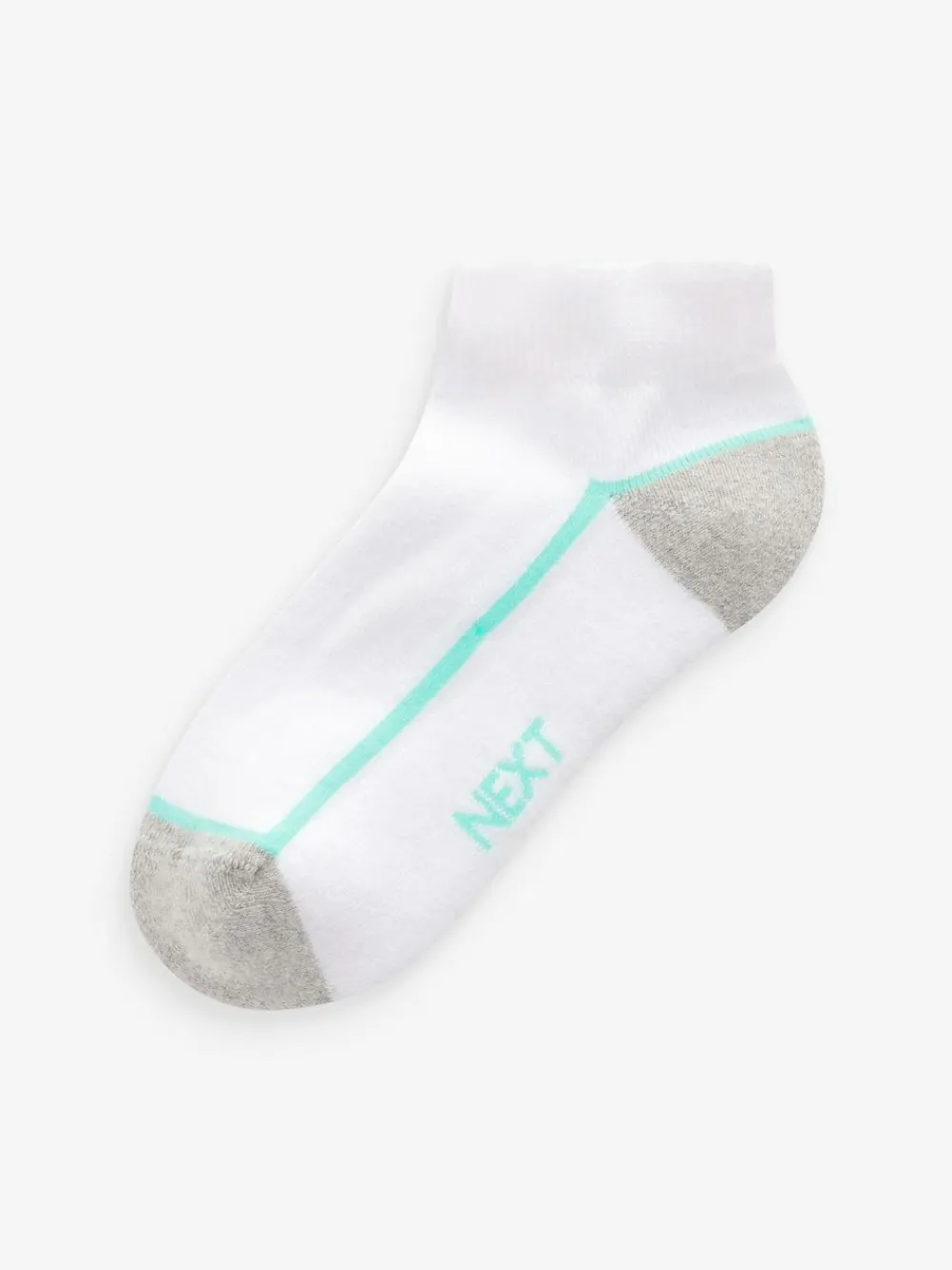 Next White/Blue Cushioned Footbed Trainer Socks 7 Pack^BOY Socks & Tights|Socks & Tights
