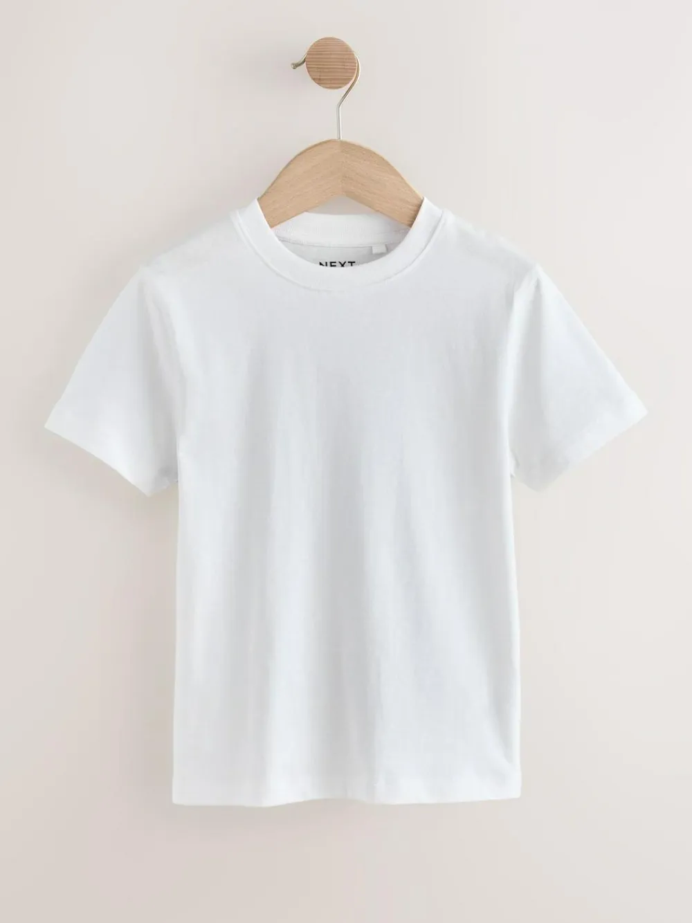 Next White/Navy/Green/Orange Regular Fit Short Sleeves T-Shirts 4 Pack (3-16yrs)
