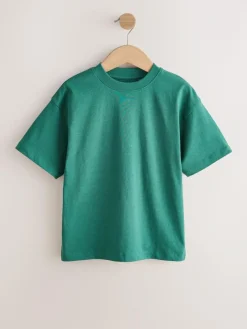 Discount Next White/Navy/Green/Orange Relaxed Fit Short Sleeves T-Shirts 4 Pack (3-16yrs)