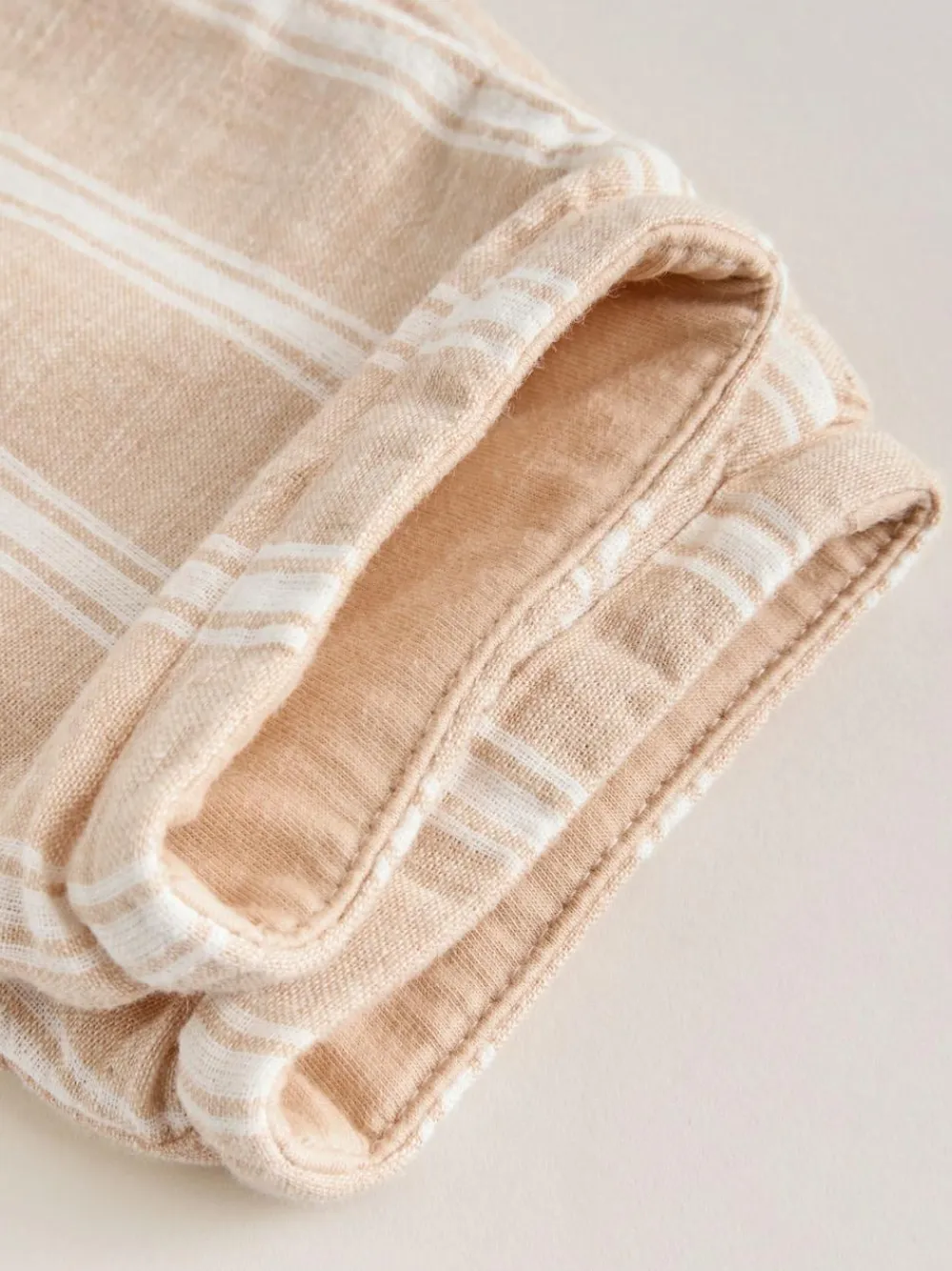 Online Next Shirt and Trousers Baby Set (0mths-3yrs) White/Orange Stripe