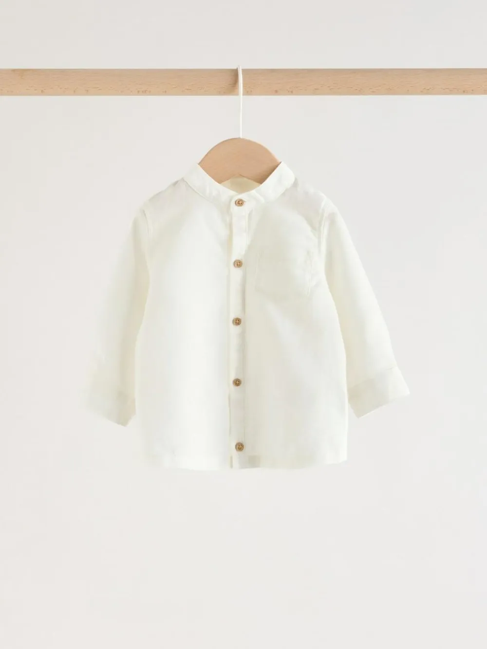Online Next Shirt and Trousers Baby Set (0mths-3yrs) White/Orange Stripe