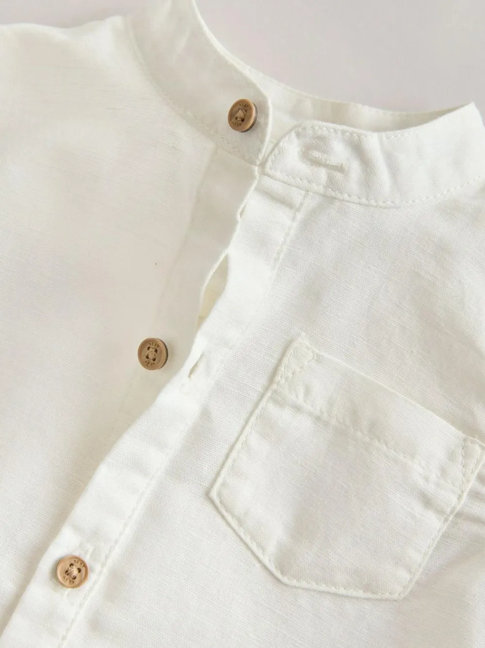 Online Next Shirt and Trousers Baby Set (0mths-3yrs) White/Orange Stripe