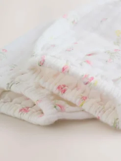 Clearance Next White/Pink Ditsy Baby Bloomer Rompers Set 2 Piece with Tights (0mths-3yrs)