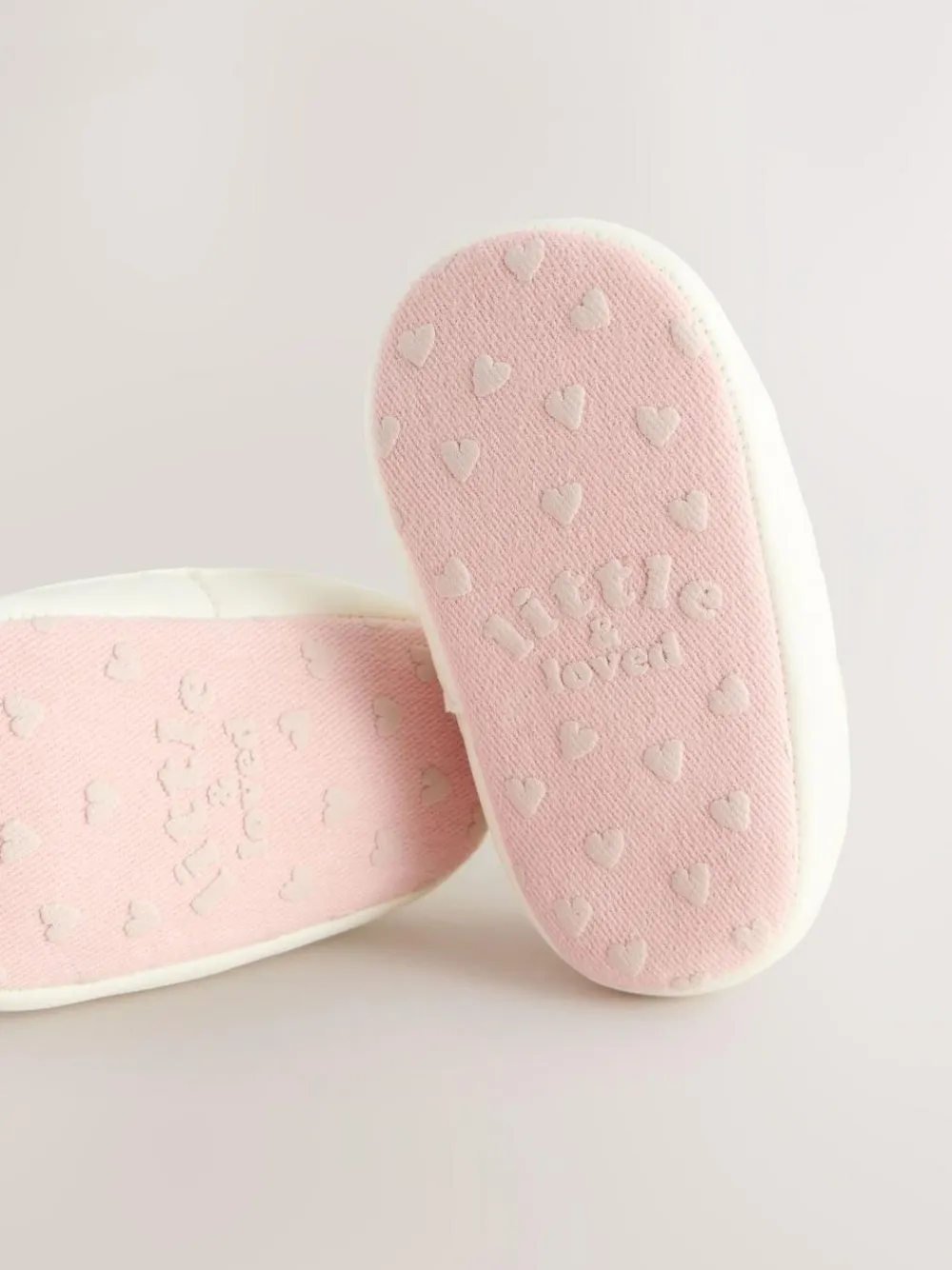 Sale Next White/Pink Touch Fasten Baby Trainers (0-24mths)