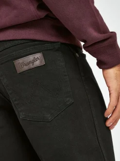 Wrangler Black Straight Fit Texas Authentic Jeans^ Jeans|Jeans