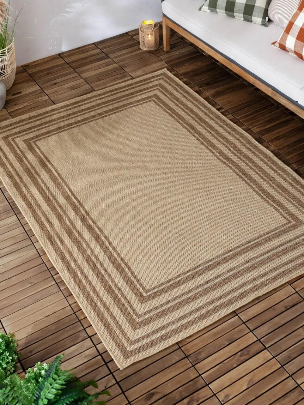 Yard Natural Camber Jute Effect Indoor/Outdoor Washable Rug^ Rugs & Runners