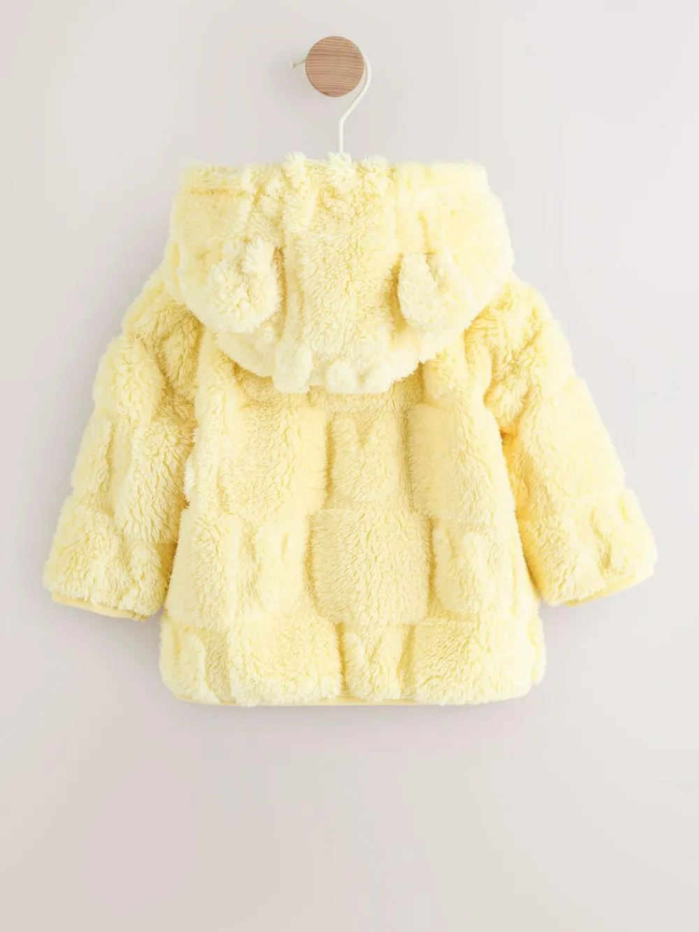 Sale Next Baby Fleece Hooded Zip Jacket (0mths-2yrs) Yellow Bunny