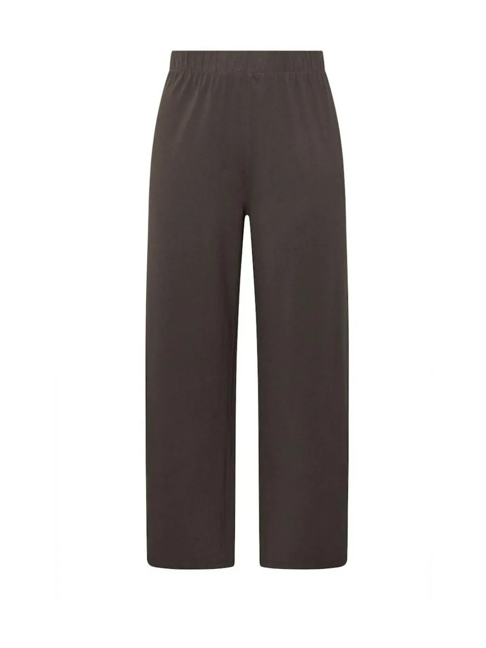 Online Yours Curve Wide Leg Leggings Brown