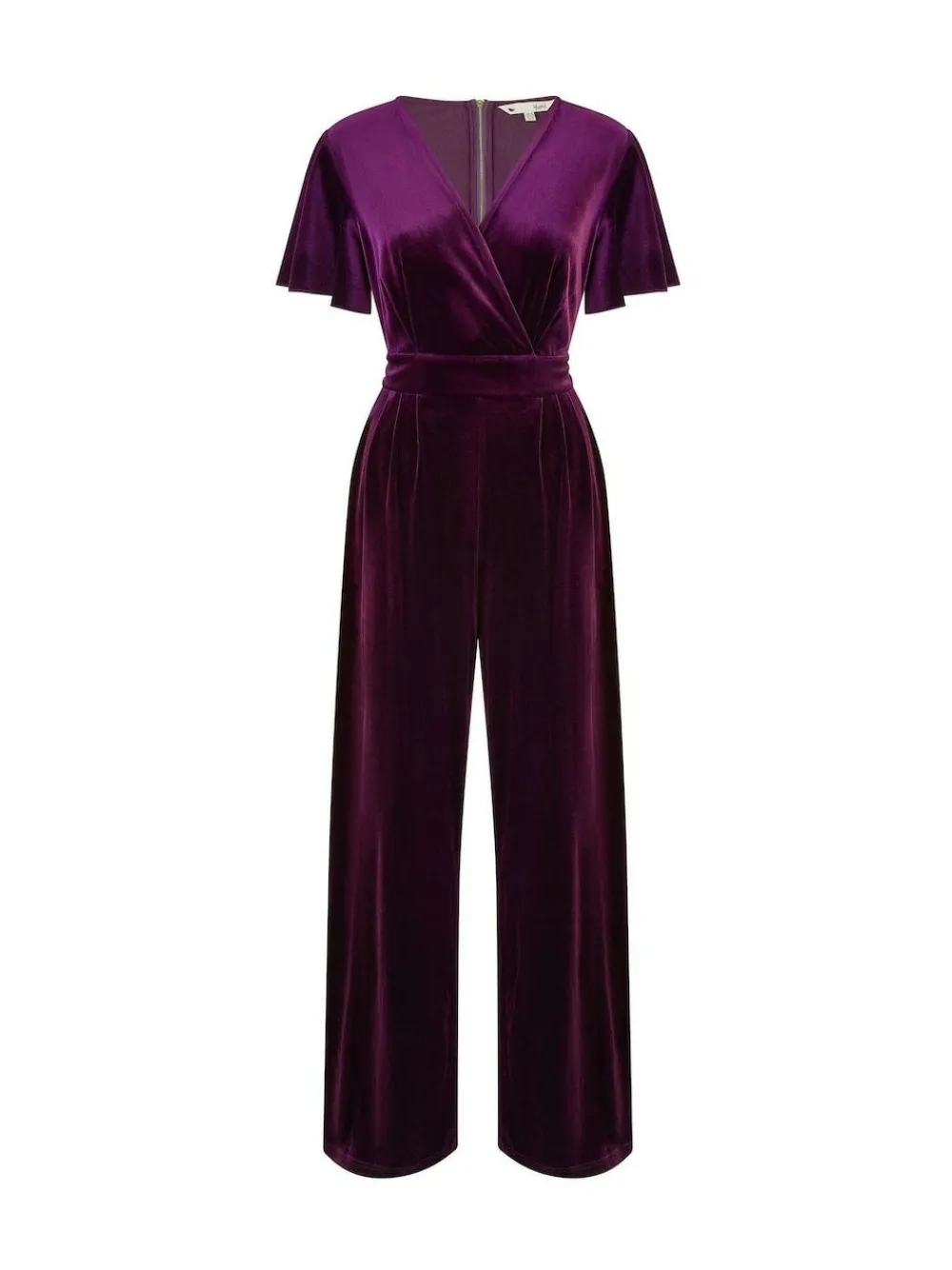 Best Yumi Jumpsuit With Angel Sleeves Purple